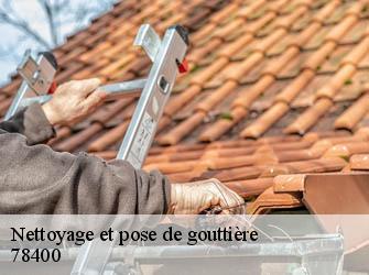 Nettoyage et pose de gouttière  78400