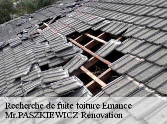 Recherche de fuite toiture  78125